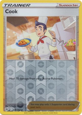 Cook 228/264 Fusion Strike Pokemon Card
