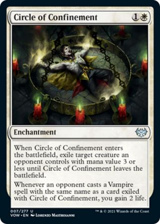 Circle of Confinement 007 277 Innistrad Crimson Vow Singles Circle of Confinement 007 277 Innistrad Crimson Vow Singles