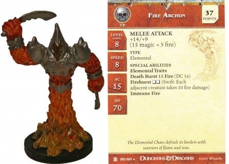 Fire Archon 50 Desert of Desolation D D Miniatures Fire Archon 50 Desert of Desolation D D Miniatures