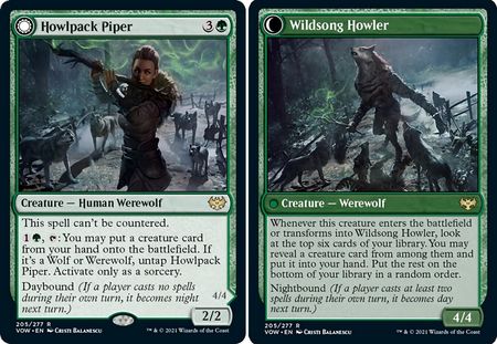 Howlpack Piper | Wildsong Howler 205/277 - Magic | TrollAndToad