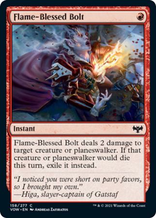 Flame Blessed Bolt 158 277 Flame Blessed Bolt 158 277