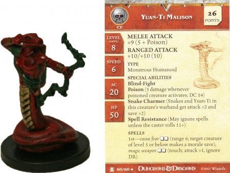 Yuan ti Malison 60 Desert of Desolation D D Miniatures Desert of Desolation D D Yuan ti Malison 60 Desert of Desolation D D Miniatures Desert of Desolation D D
