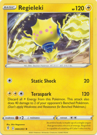 Regieleki 060 203 Rare Theme Deck Exclusive Regieleki 060 203 Rare Theme Deck Exclusive