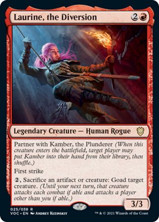 Laurine the Diversion 025 038 Innistrad Crimson Vow Commander Singles Laurine the Diversion 025 038 Innistrad Crimson Vow Commander Singles