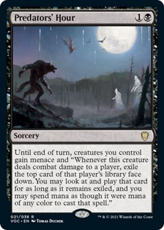 Predators Hour 021 038 Innistrad Crimson Vow Commander Singles Predators Hour 021 038 Innistrad Crimson Vow Commander Singles
