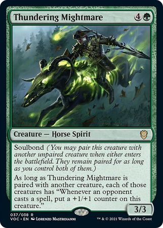 Thundering Mightmare 037 038 Innistrad Crimson Vow Commander Singles Thundering Mightmare 037 038 Innistrad Crimson Vow Commander Singles