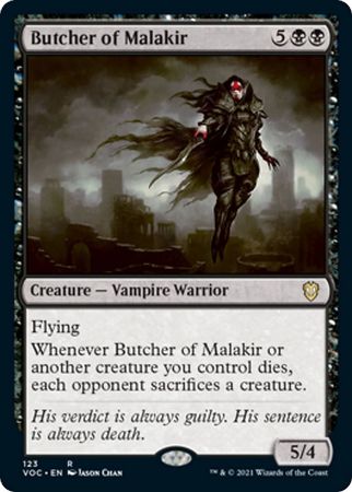 Butcher of Malakir 123 Innistrad Crimson Vow Commander Singles Butcher of Malakir 123 Innistrad Crimson Vow Commander Singles