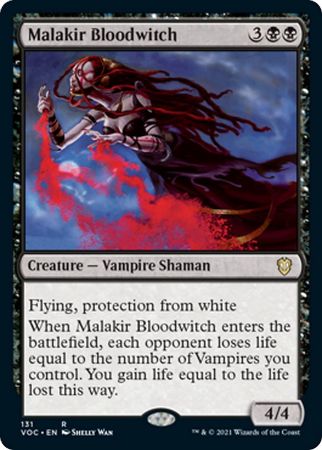 Malakir Bloodwitch 131 Innistrad Crimson Vow Commander Singles Malakir Bloodwitch 131 Innistrad Crimson Vow Commander Singles