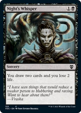 Night s Whisper 133 Innistrad Crimson Vow Commander Singles Night s Whisper 133 Innistrad Crimson Vow Commander Singles