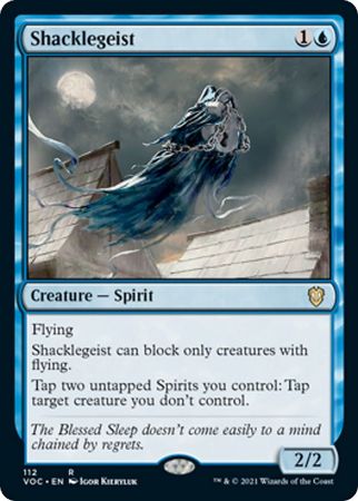 Shacklegeist 112 Innistrad Crimson Vow Commander Singles Shacklegeist 112 Innistrad Crimson Vow Commander Singles