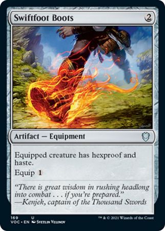 Swiftfoot Boots 169 Innistrad Crimson Vow Commander Singles Swiftfoot Boots 169 Innistrad Crimson Vow Commander Singles
