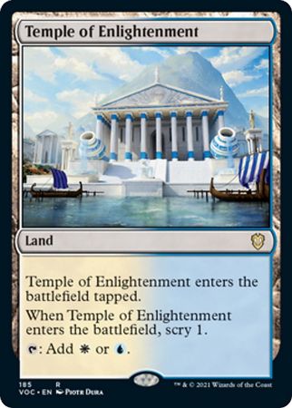 Temple of Enlightenment 185 Innistrad Crimson Vow Commander Singles Temple of Enlightenment 185 Innistrad Crimson Vow Commander Singles