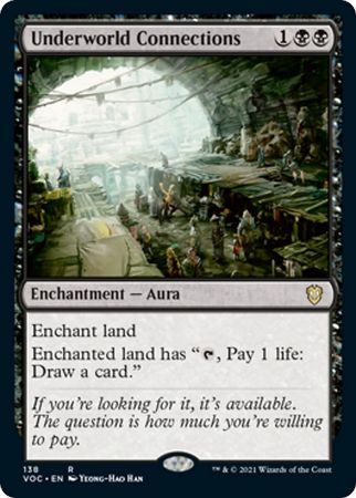 Underworld Connections 138 Innistrad Crimson Vow Commander Singles Underworld Connections 138 Innistrad Crimson Vow Commander Singles