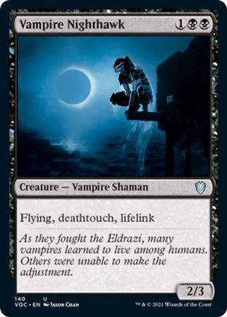 Vampire Nighthawk 140 Innistrad Crimson Vow Commander Singles Vampire Nighthawk 140 Innistrad Crimson Vow Commander Singles