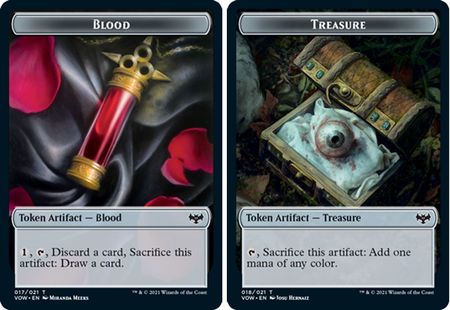 Blood 017 Treasure Double 018 VOC Token Innistrad Crimson Vow Commander Singles Blood 017 Treasure Double 018 VOC Token Innistrad Crimson Vow Commander Singles