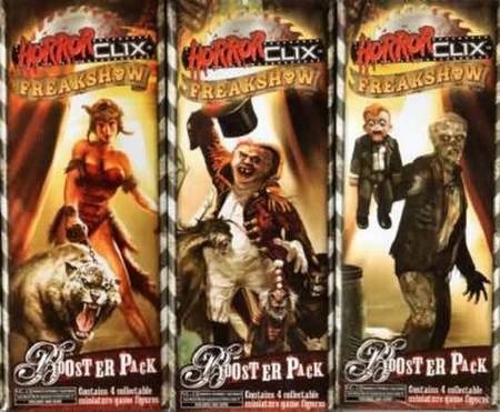 Freakshow Sealed Brick of 12 Boosters HorrorClix Freakshow Sealed Brick of 12 Boosters HorrorClix