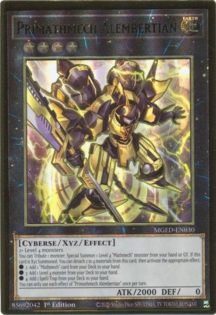 Primathmech Alembertian MGED EN030 Premium Gold Rare 1st Edition Primathmech Alembertian MGED EN030 Premium Gold Rare 1st Edition