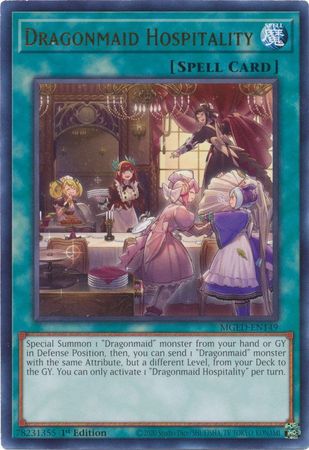 Dragonmaid Hospitality MGED EN149 Rare 1st Edition Dragonmaid Hospitality MGED EN149 Rare 1st Edition