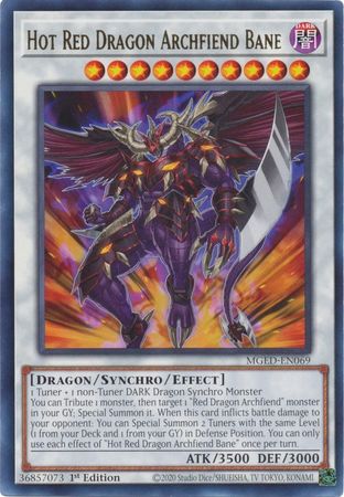 Hot Red Dragon Archfiend Bane MGED EN069 Rare 1st Edition Maximum Gold El Dorado 1st Edition Singles Hot Red Dragon Archfiend Bane MGED EN069 Rare 1st Edition Maximum Gold El Dorado 1st Edition Singles