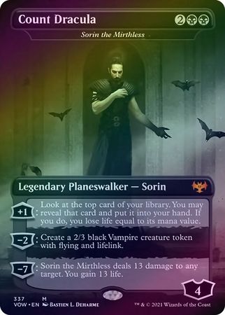 Count Dracula (Sorin the Mirthless) 337 - Foil