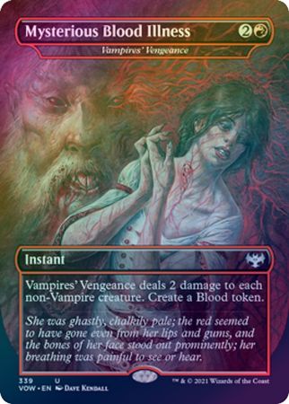 Mysterious Blood Illness Vampires Vengeance 339 Foil Mysterious Blood Illness Vampires Vengeance 339 Foil