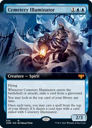 Cemetery Illuminator 356 Extended Art Innistrad Crimson Vow Collector Booster Singles Cemetery Illuminator 356 Extended Art Innistrad Crimson Vow Collector Booster Singles
