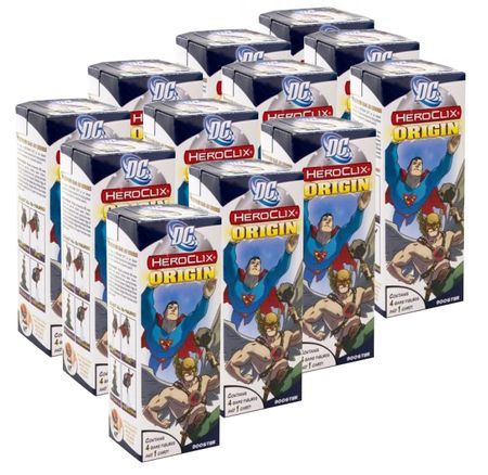 Origin Sealed Brick of 12 Booster Packs DC Heroclix Heroclix Sealed Product Origin Sealed Brick of 12 Booster Packs DC Heroclix Heroclix Sealed Product