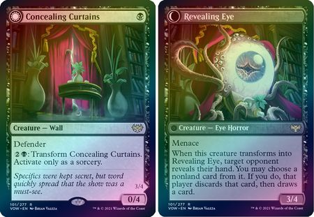 Concealing Curtains Revealing Eye 101 277 Foil Concealing Curtains Revealing Eye 101 277 Foil