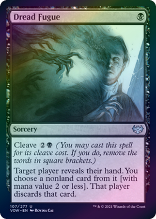 Dread Fugue 107 277 Foil Dread Fugue 107 277 Foil