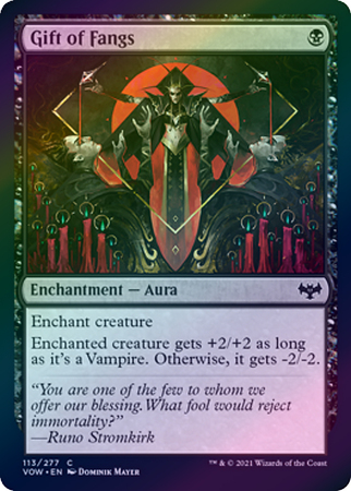 Gift of Fangs 113 277 Foil Gift of Fangs 113 277 Foil