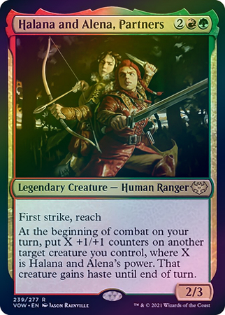 Halana and Alena Partners 239 277 Foil Innistrad Crimson Vow Foil Singles Halana and Alena Partners 239 277 Foil Innistrad Crimson Vow Foil Singles