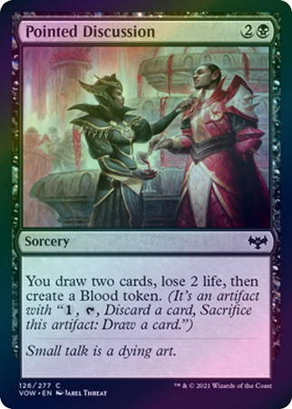 Pointed Discussion 126 277 Foil Pointed Discussion 126 277 Foil