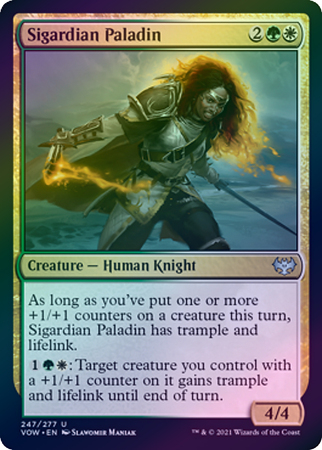 Sigardian Paladin 247 277 Foil Sigardian Paladin 247 277 Foil