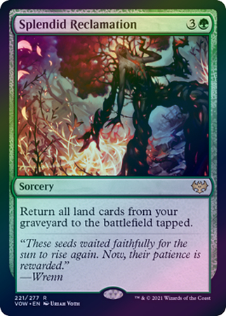 Splendid Reclamation 221 277 Foil Innistrad Crimson Vow Foil Singles Splendid Reclamation 221 277 Foil Innistrad Crimson Vow Foil Singles