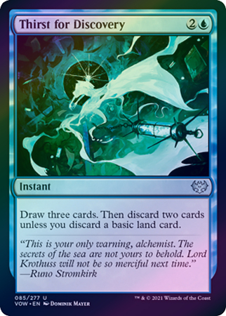 Thirst for Discovery 085 277 Foil Innistrad Crimson Vow Foil Singles Thirst for Discovery 085 277 Foil Innistrad Crimson Vow Foil Singles
