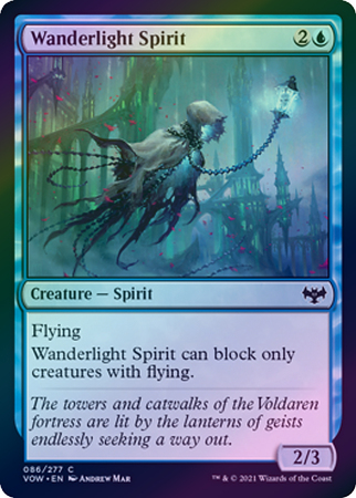 Wanderlight Spirit 086 277 Foil Innistrad Crimson Vow Foil Singles Wanderlight Spirit 086 277 Foil Innistrad Crimson Vow Foil Singles