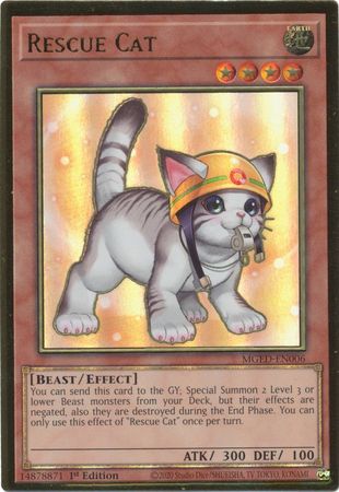 Rescue Cat (alternate art) - Yugioh | TrollAndToad