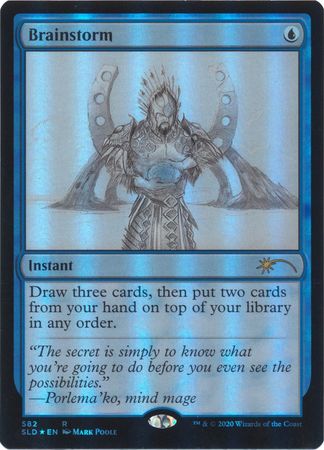 Brainstorm 582 SLD Foil Promo Brainstorm 582 SLD Foil Promo