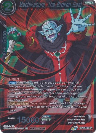 Mechikabura the Broken Seal BT10 141 Foil Alternate Art Promo Mechikabura the Broken Seal BT10 141 Foil Alternate Art Promo