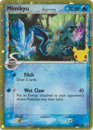 Mimikyu Delta Species SWSH136 Holo Promo Mimikyu Delta Species SWSH136 Holo Promo
