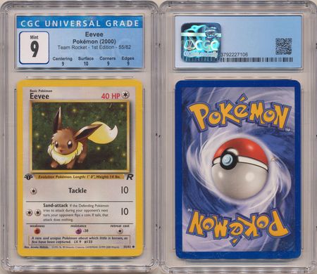 Eevee - Team Rocket Pokémon card 55/82