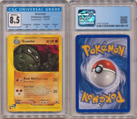 Graveler 79 165 CGC 8 5 NM Mint Uncommon Expedition 0248 Expedition Singles Graveler 79 165 CGC 8 5 NM Mint Uncommon Expedition 0248 Expedition Singles