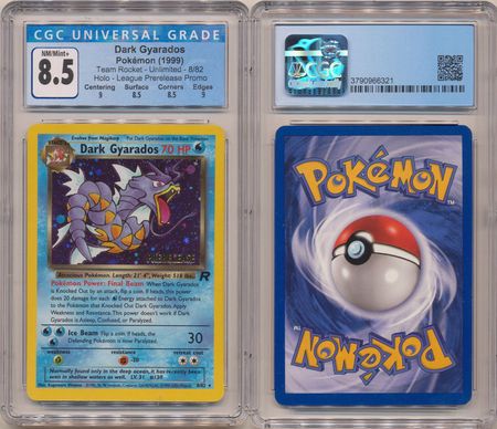 Dark Gyarados 8 82 CGC 8 5 NM Mint League Pre Release Unlimited Team Rocket 6321 CGC Graded Pokemon Cards Dark Gyarados 8 82 CGC 8 5 NM Mint League Pre Release Unlimited Team Rocket 6321 CGC Graded Pokemon Cards