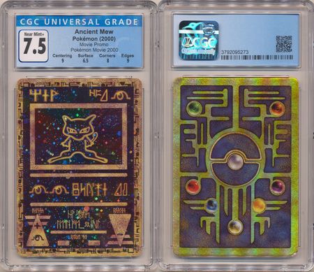 Ancient Mew Pokemon Movie 2000 CGC 7 5 NM Promo Movie Promo 5273 Pokemon Promo Cards Ancient Mew Pokemon Movie 2000 CGC 7 5 NM Promo Movie Promo 5273 Pokemon Promo Cards