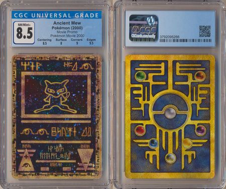 Ancient Mew Pokemon Movie 2000 CGC 8 5 NM Mint Promo Movie Promo 5266 Pokemon Promo Cards Ancient Mew Pokemon Movie 2000 CGC 8 5 NM Mint Promo Movie Promo 5266 Pokemon Promo Cards