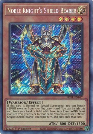 - Ultra Rare BLRR-EN072 1st Edition Noble Knight Brothers 