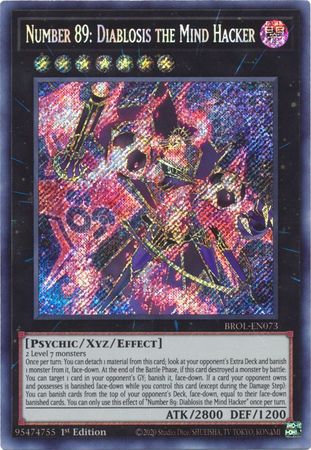 Number 89: Diablosis the Mind Hacker - Ultra Rare NCF1-JP089 - YuGiOh  Japanese