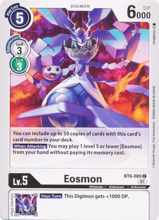 Eosmon BT6 085 Common Eosmon BT6 085 Common