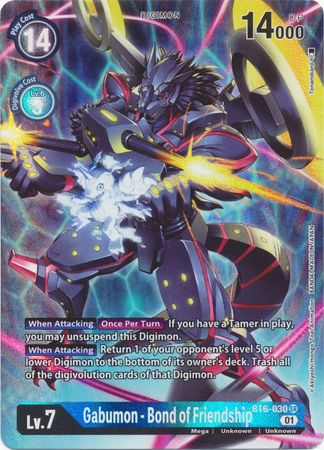Gabumon Bond of Friendship Alternate Art BT6 030 Super Rare Double Diamond BT06 Singles Gabumon Bond of Friendship Alternate Art BT6 030 Super Rare Double Diamond BT06 Singles