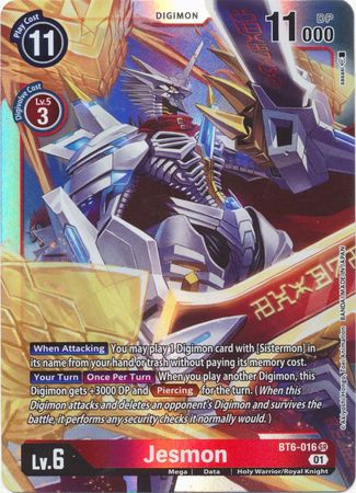 Jesmon BT6 016 Super Rare Jesmon BT6 016 Super Rare